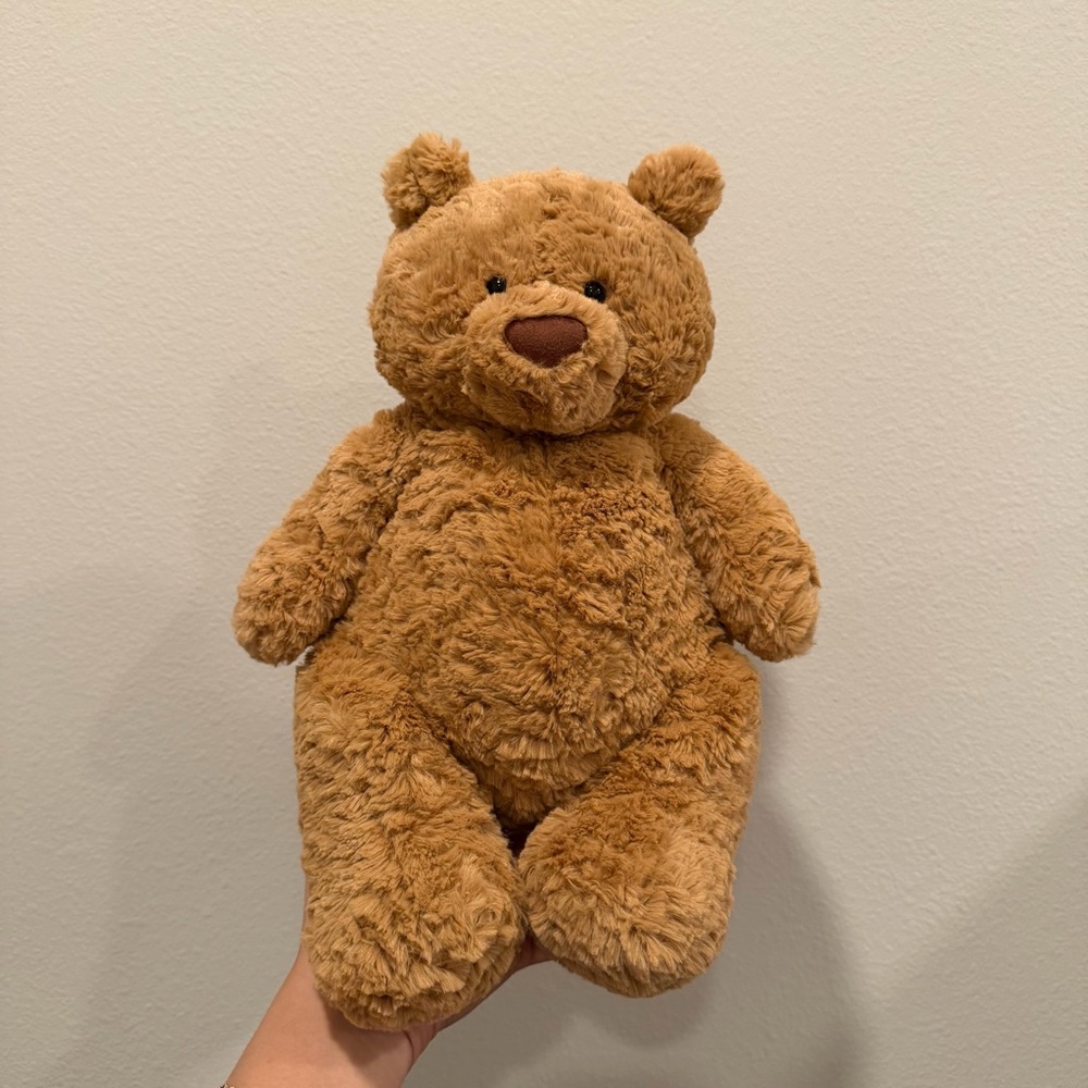 Jellycat Bartholomew Bear, Large 14.2in x 6.7in x 5.5in